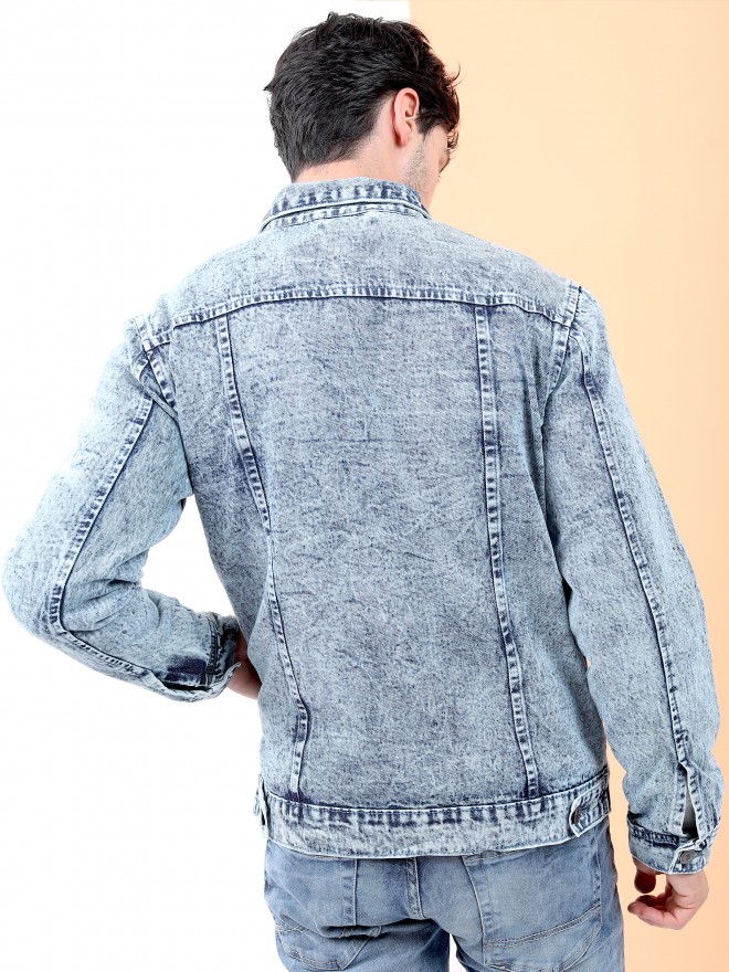 Buy Highlander Mid Blue Trucker Fit Denim Jacket for Men Online at Rs.1019  - Ketch