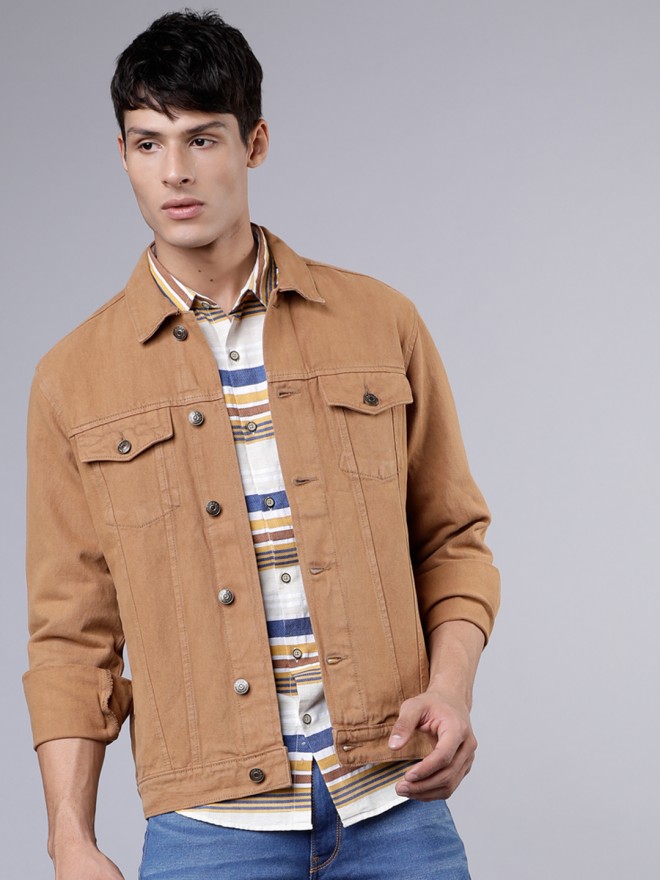 khaki trucker jacket mens