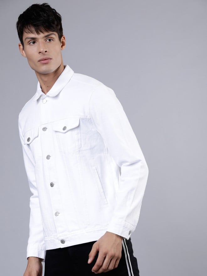 highlander white denim jacket