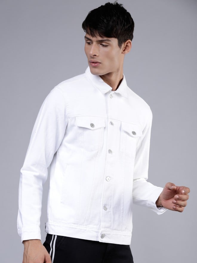 highlander white denim jacket