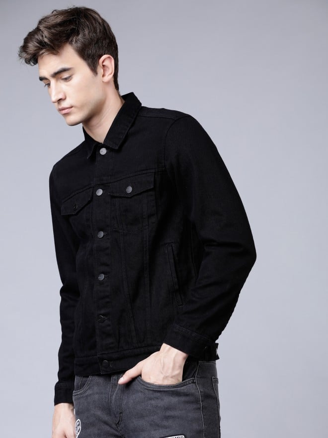 highlander black denim jacket