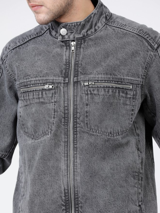 Buy online Black Light-washed Denim Jacket from Jackets for Men by Canary  London for ₹1599 at 61% off | 2024 Limeroad.com