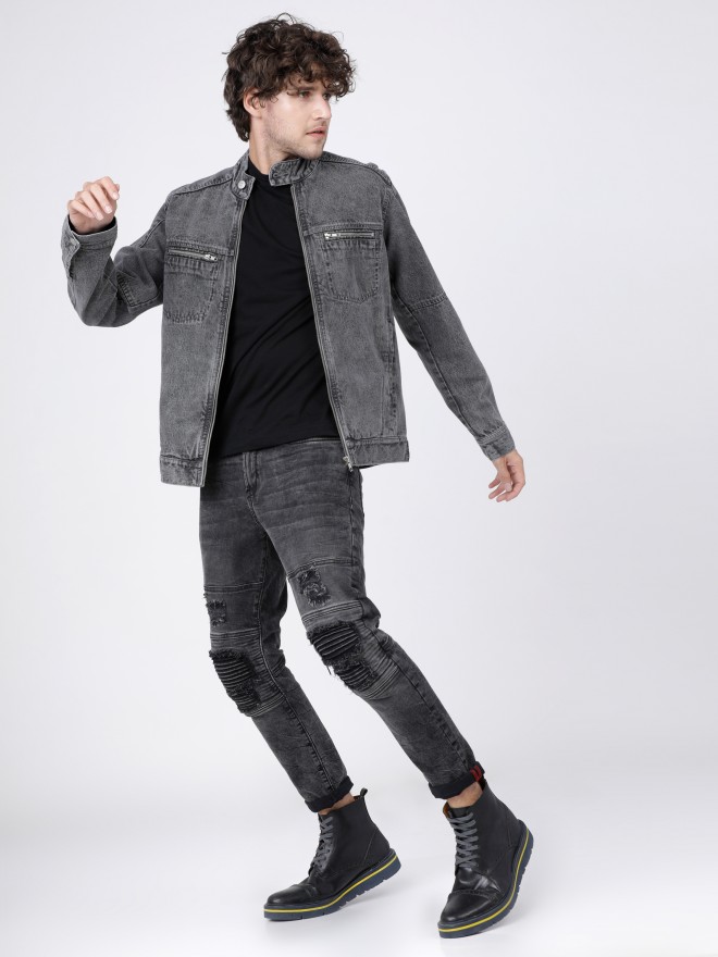 Men's Skinny Stone Jeans - Mott & Bow