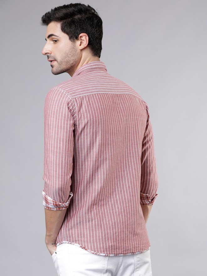 Buy Highlander White Red Slim Fit Other Checks Casual Shirt For Men Online At Rs Ketch