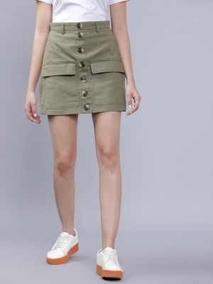 Straight Mini Skirt