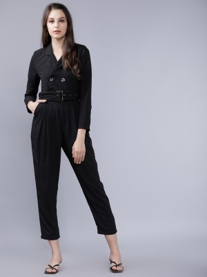 Solid Casual Fit Jumpsuit