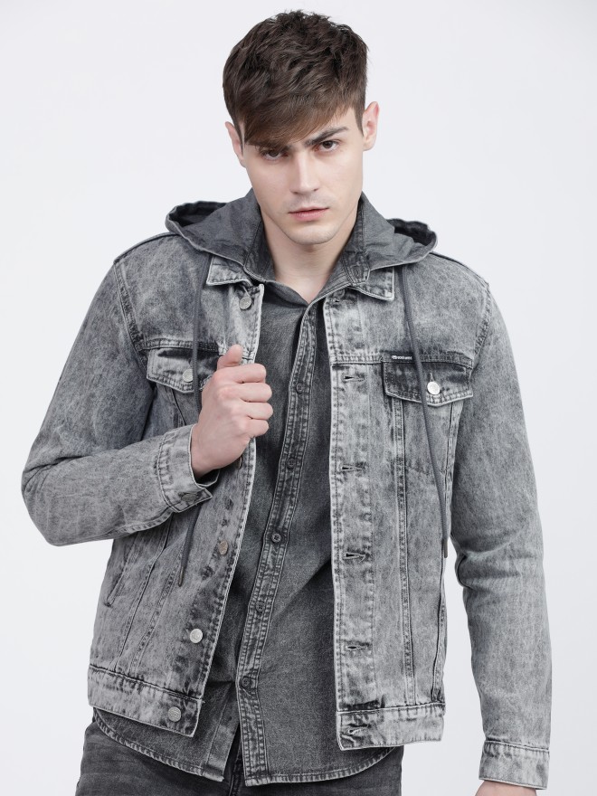 Buy Ecko Unltd Solid Denim Jacket for Men Online at Best Price - Ketch