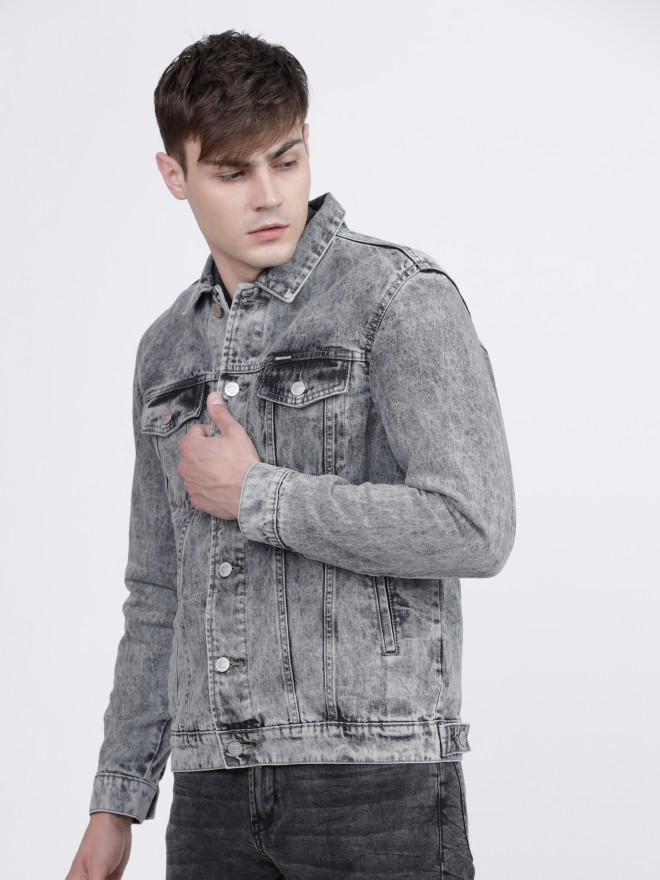 Buy Ecko Unltd Solid Denim Jacket for Men Online at Best Price - Ketch