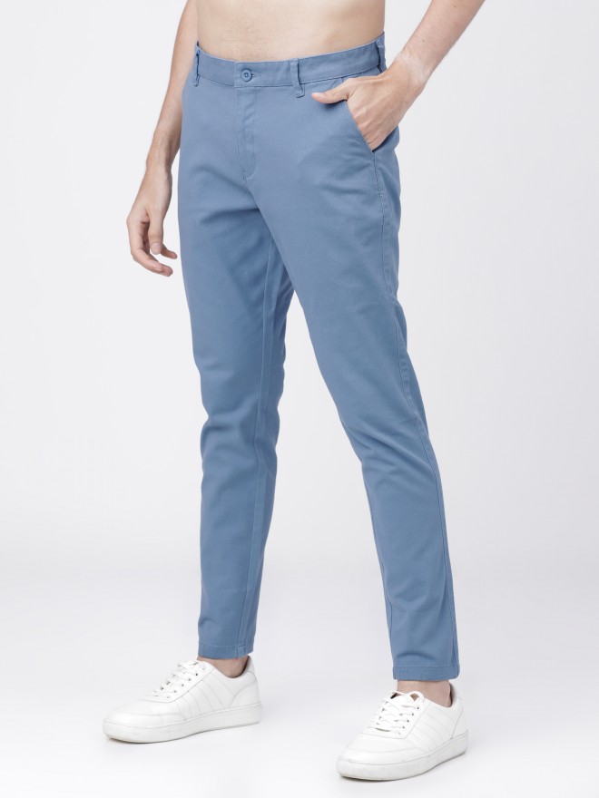 Buy Highlander Dusty Blue Chino Trousers for Men Online at Rs699  Ketch