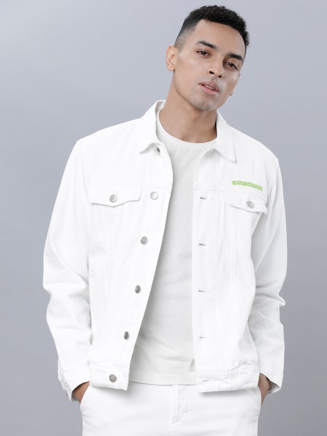 Buy Men White Printed Jacket Online in India - Monte Carlo-mncb.edu.vn