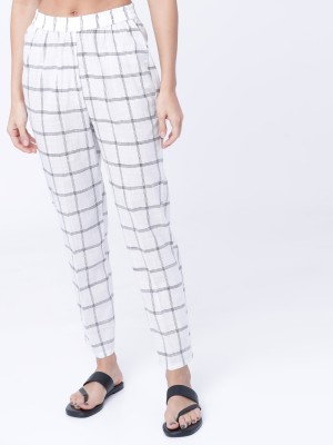 Checked Regular Fit Trousers