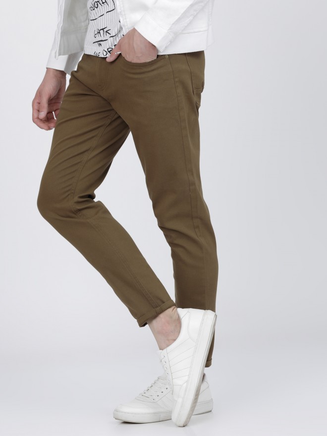 ins】Sopt Men's Classic Casual Khaki Pants Men Business Dress Slim Fit  Elastic Jogger Long Trousers | Shopee Philippines