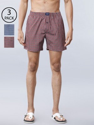 Regular Fit Pack Of 3 Assorted Boxers