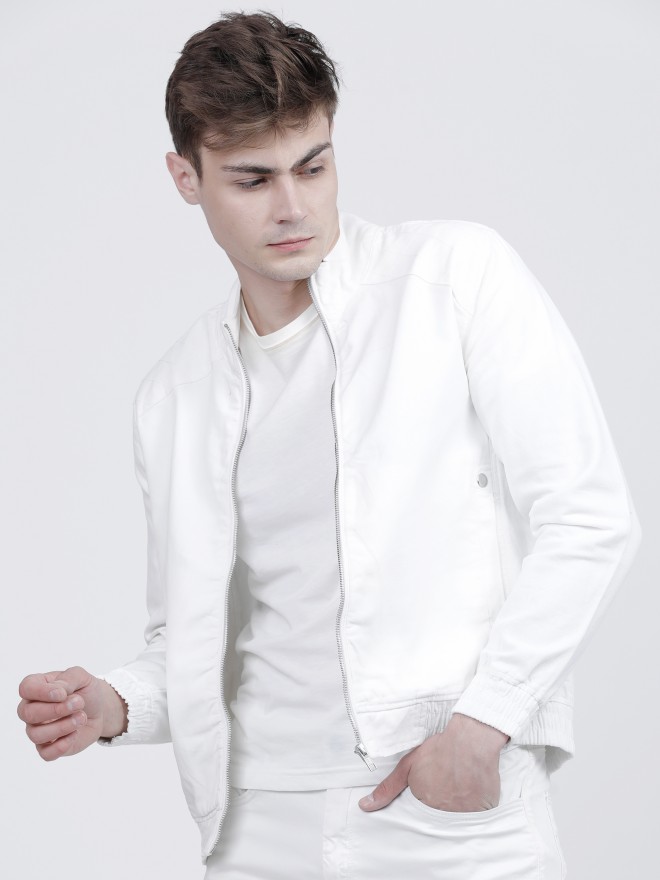 Cheap white bomber discount jacket