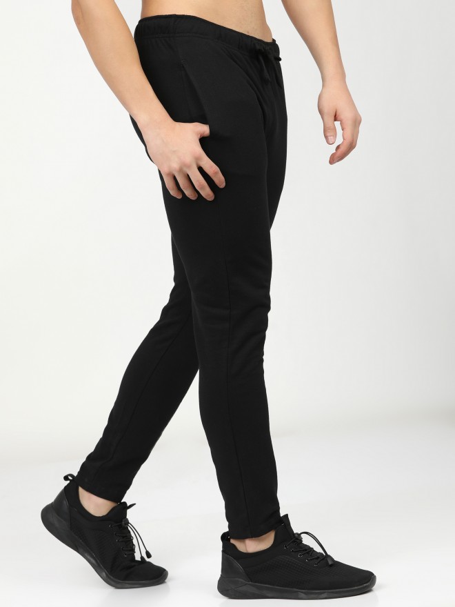 Buy Highlander Black Slim Fit Track Pants for Men Online at Rs.469 - Ketch