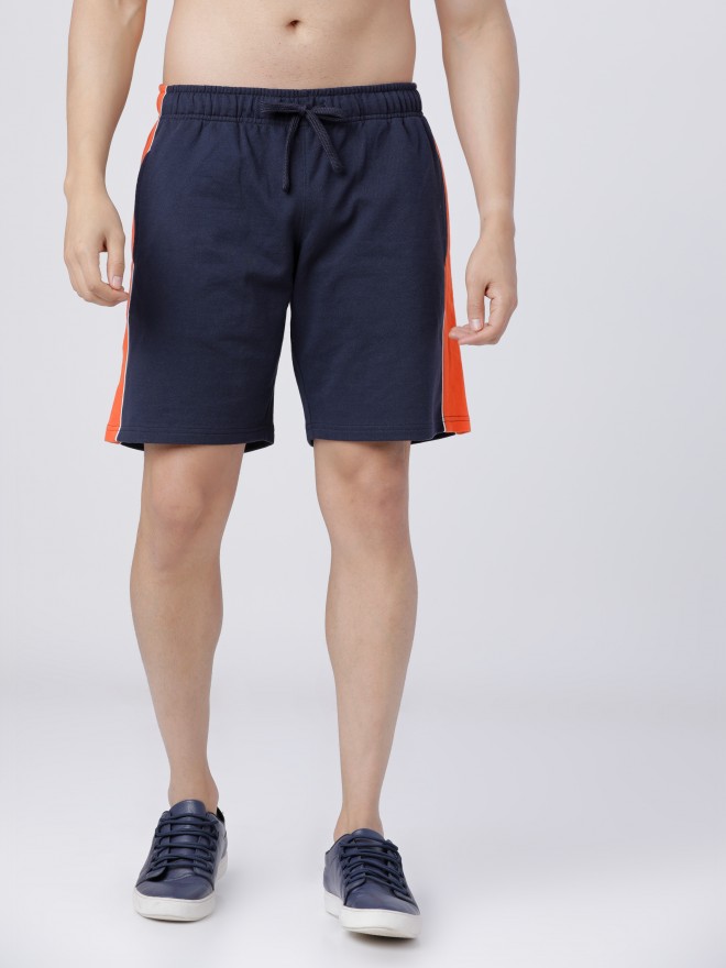Buy Locomotive Navy Knitted Shorts for Men Online at Rs.332 - Ketch