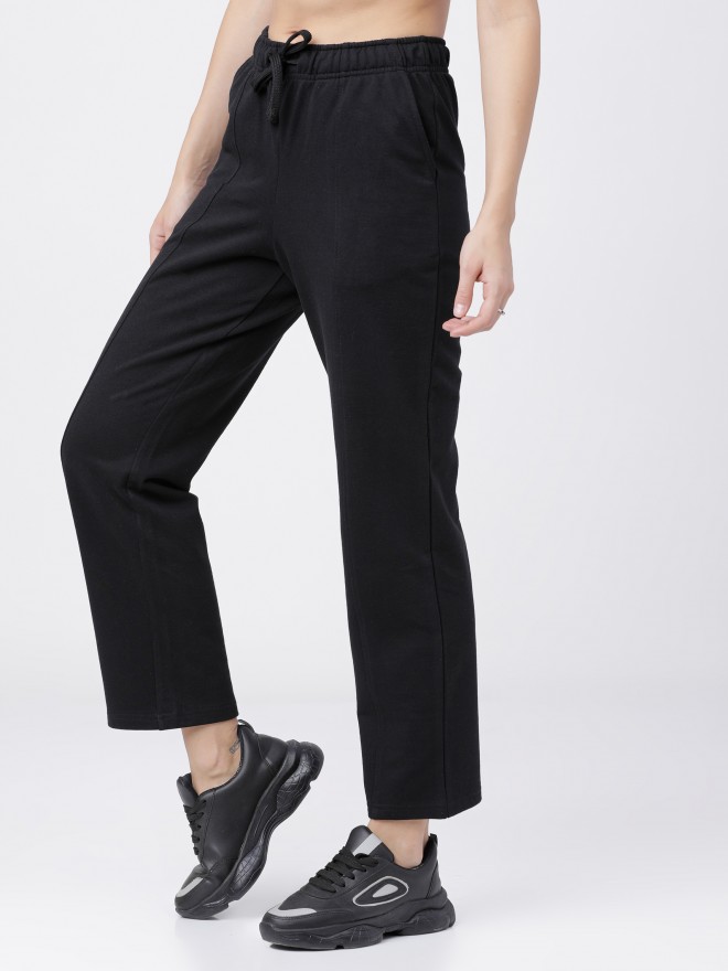 Buy Tokyo Talkies Black Casual Track Pant for Women Online at Rs