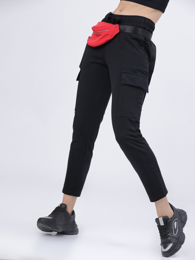Buy Tokyo Talkies Black Casual Track Pant for Women Online at Rs.449 - Ketch