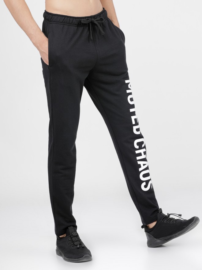 Buy Highlander Black Slim Fit Track Pants for Men Online at Rs.381