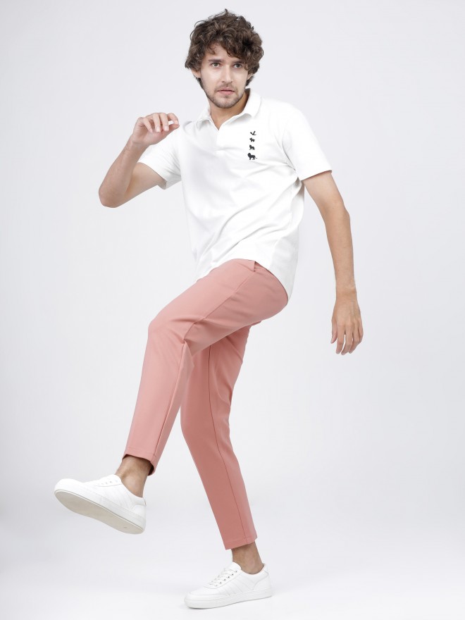 Buy Highlander Pink Slim Fit Trouser for Men Online at Rs794  Ketch