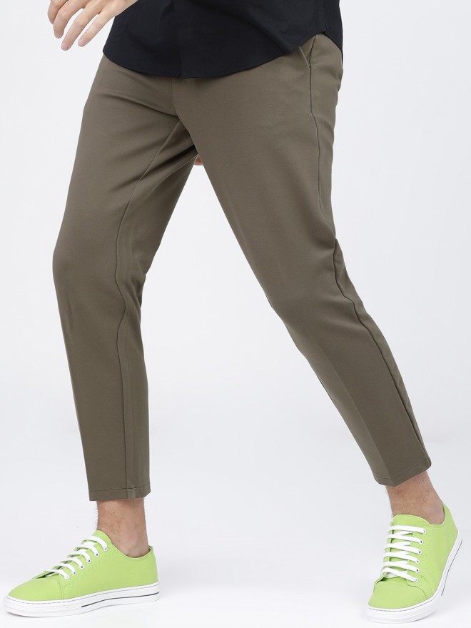 Buy Highlander Olive Slim Fit Trouser for Men Online at Rs.789 - Ketch