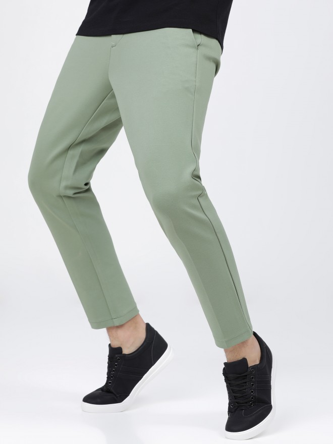 Buy Green Trousers & Pants for Men by Wrangler Online | Ajio.com
