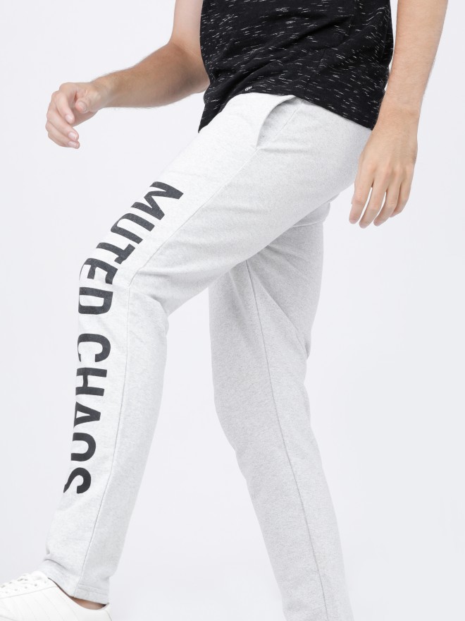JOHN PRIDE Plus Size Men Off White Stretchable Track Pants : Amazon.in:  Clothing & Accessories