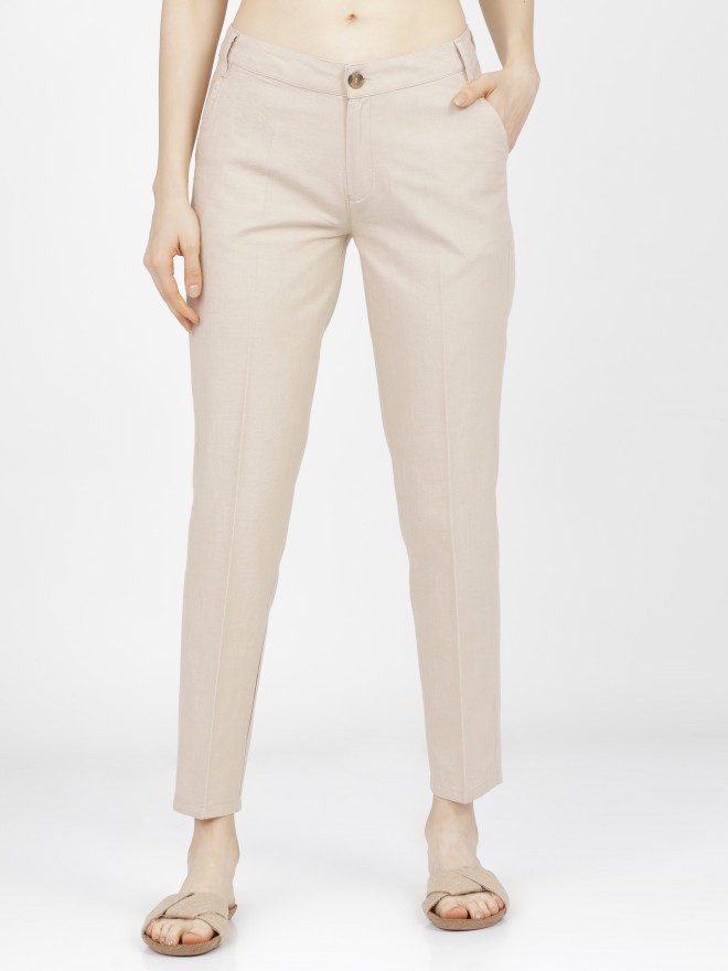 Beige Formal Trousers | Intermod Workwear-anthinhphatland.vn