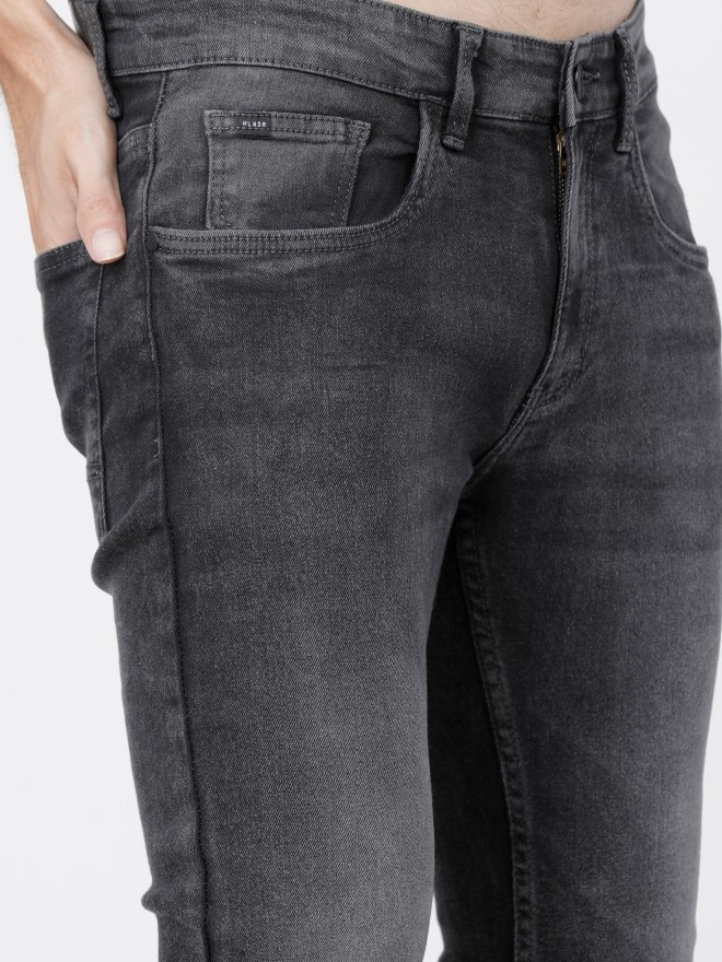 highlander tapered fit men blue jeans