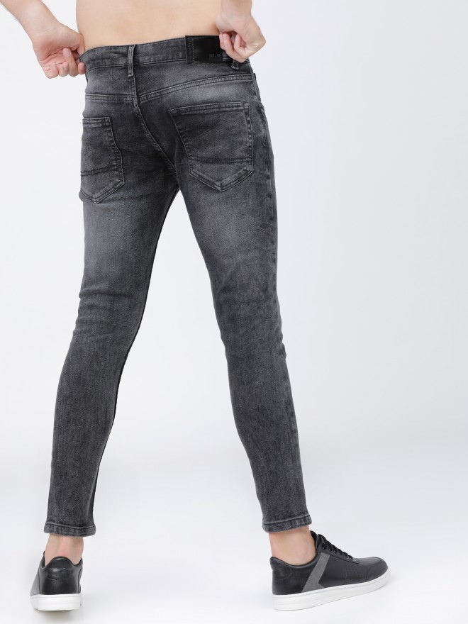 highlander tapered fit men blue jeans