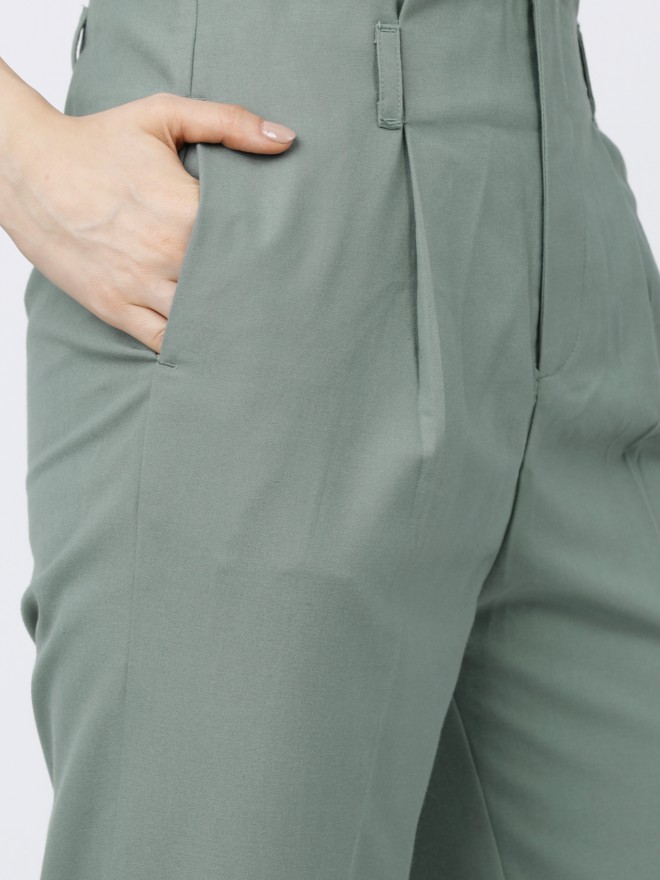 Womens Green Trousers  MS