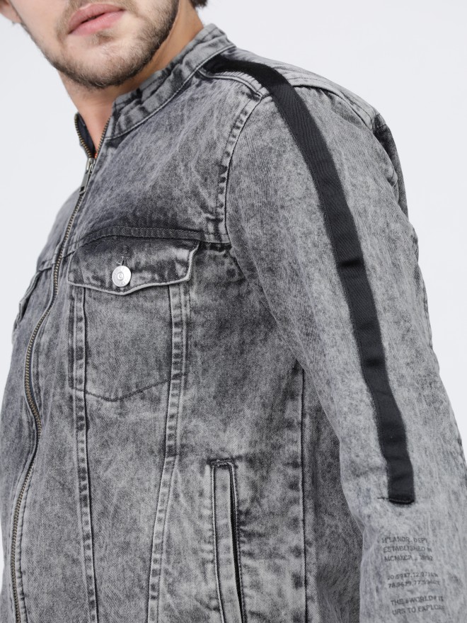Black Denim Jacket || Denim jacket खरीदने से पहले क्या क्या देखना चाहिए||  Unboxing & Review ||#black - YouTube