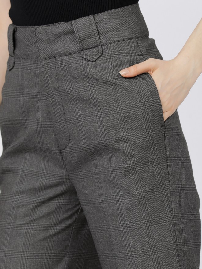 Trousers | Womens COS ELASTICATED WOOL TROUSERS BLACK ~ Theatre Collective