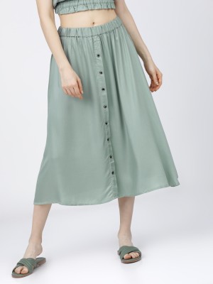 A-Line Midi Skirts 