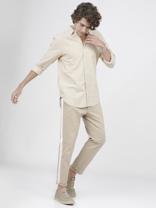 LEE Skinny Fit Men Beige Trousers - Buy LEE Skinny Fit Men Beige Trousers  Online at Best Prices in India | Flipkart.com