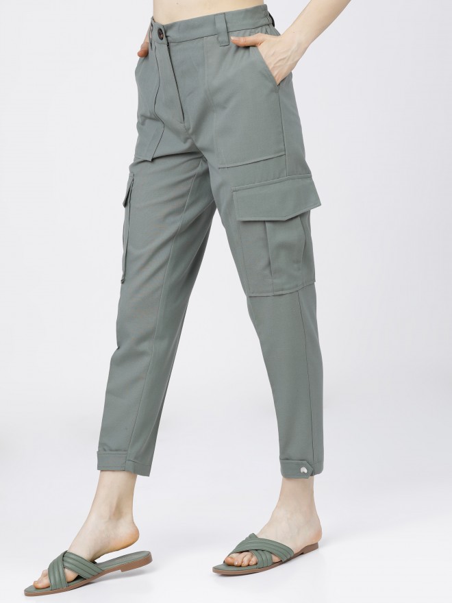 Buy Tokyo Talkies Green Cargo Trouser for Women Online at Rs.596 - Ketch