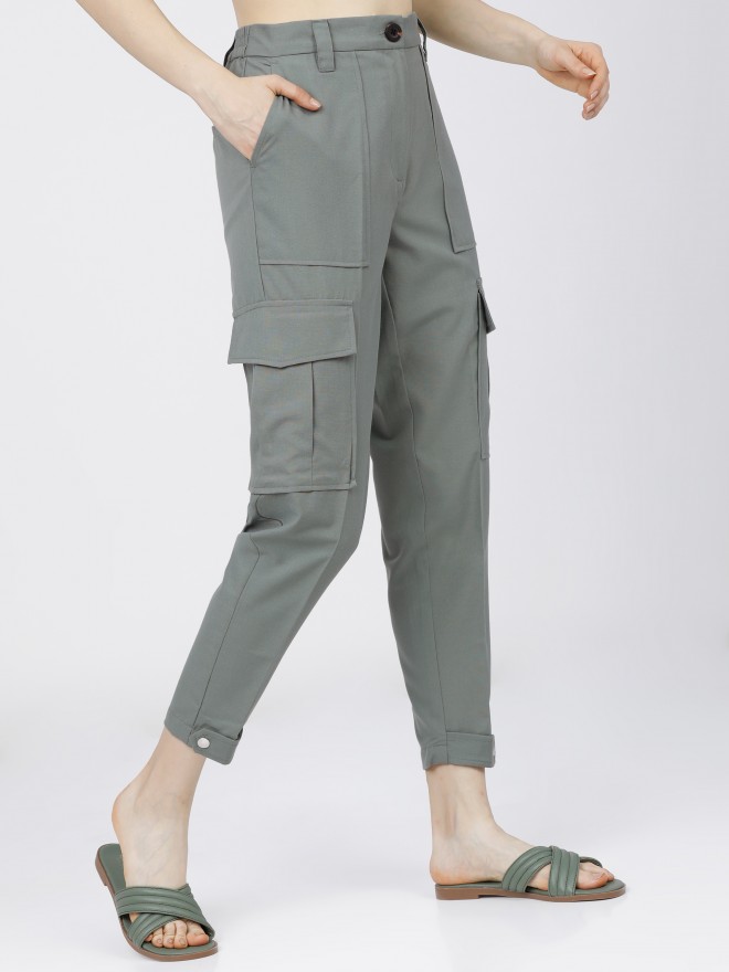 Buy Tokyo Talkies Green Cargo Trouser for Women Online at Rs.649 - Ketch