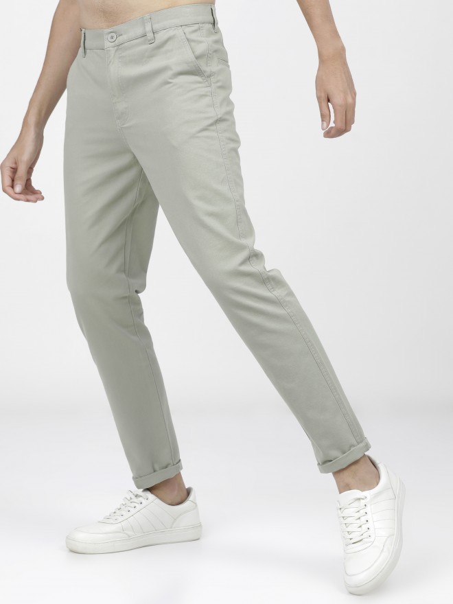 Buy Ketch Teal Chinos Trouser for Men Online at Rs.579 - Ketch