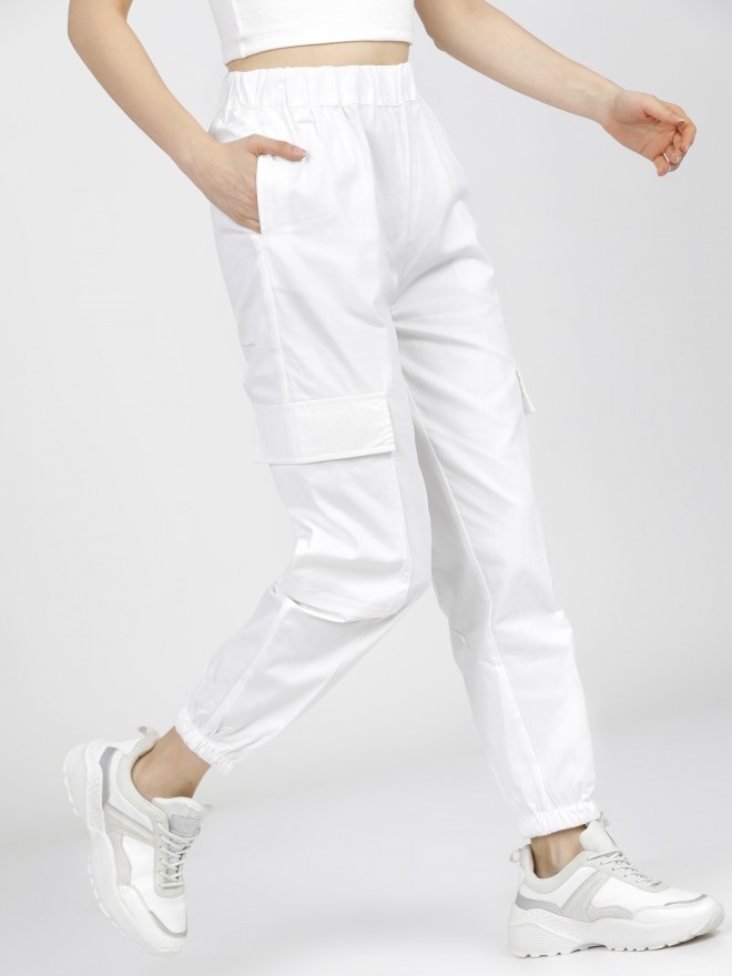 Style White Cargo Pants | White Wide Leg Cargo Pants | White Korean Cargo  Pants - Y2k - Aliexpress