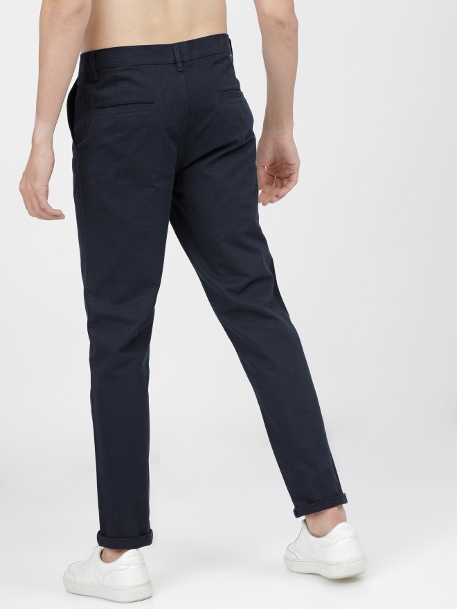 Buy Ketch Navy/Blazer Chinos Trouser for Men Online at Rs.579 - Ketch