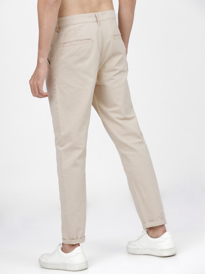 Buy Ketch Tapioca Slim Fit Chinos Trouser for Men Online at Rs.569 - Ketch
