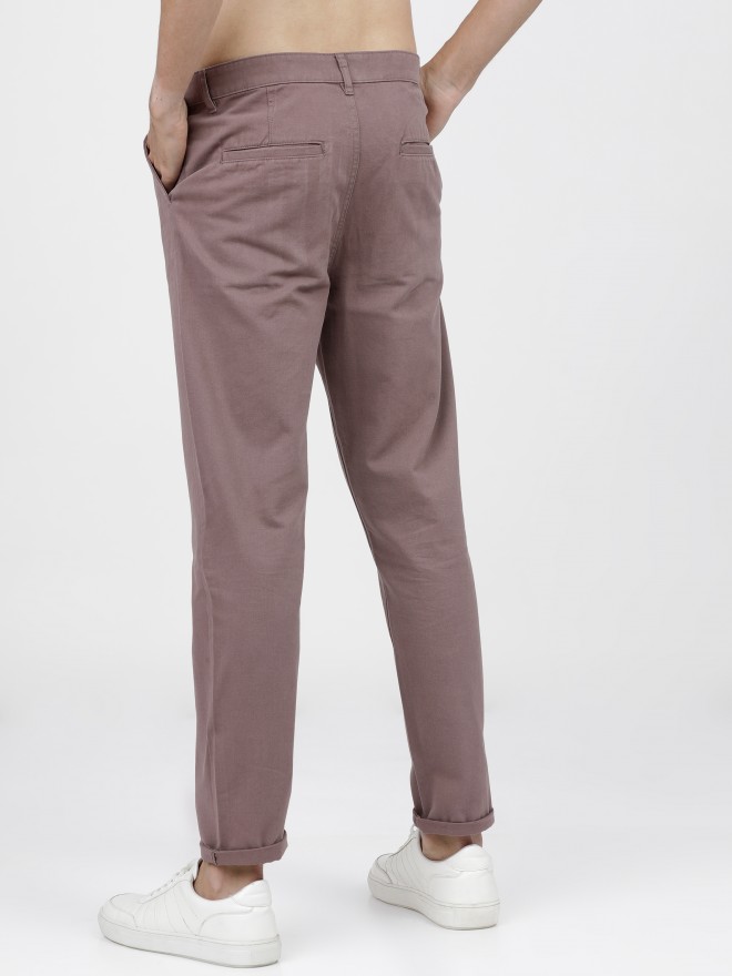 Buy Ketch Rose Taupe Chinos Trouser for Men Online at Rs.544 - Ketch