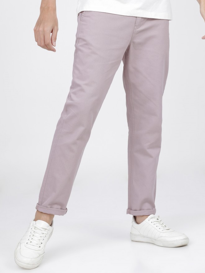 lavender chinos