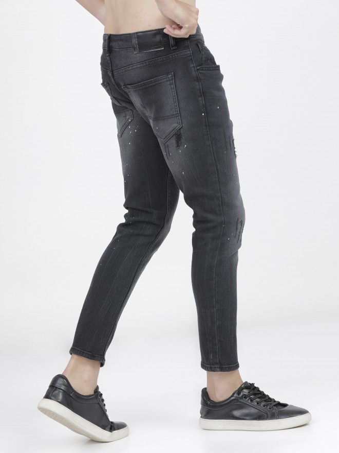 highlander tapered fit men blue jeans