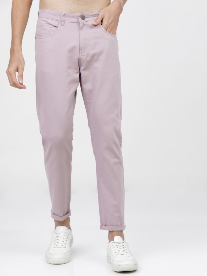 Buy Ketch Burnished Lilac Chinos Trouser for Men Online at Rs.569 - Ketch