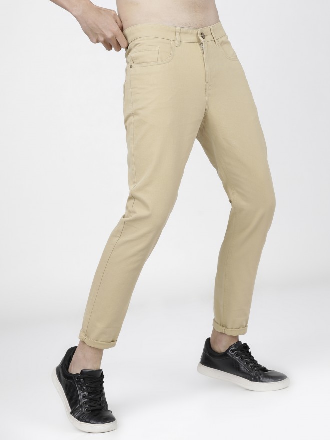 Buy Ketch Latte Taperd Fit Trouser for Men Online at Rs.569 - Ketch