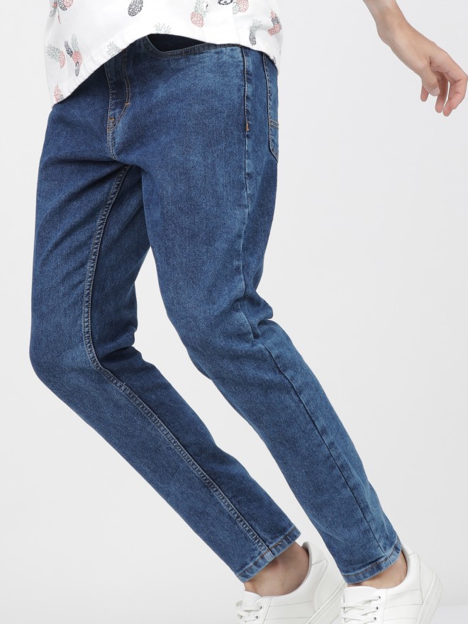 Women Ankle Length Skinny Fit Blue Clean Look Jeans at Rs 549