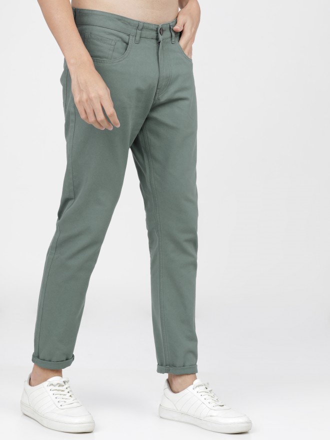 Buy Ketch Laurel Wreath Taperd Fit Chinos Trouser for Men Online at Rs ...