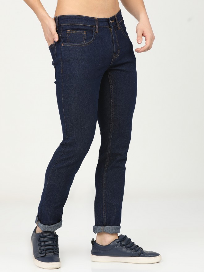 Buy Highlander Indigo Slim Fit Stretchable Jeans for Men Online at Rs ...