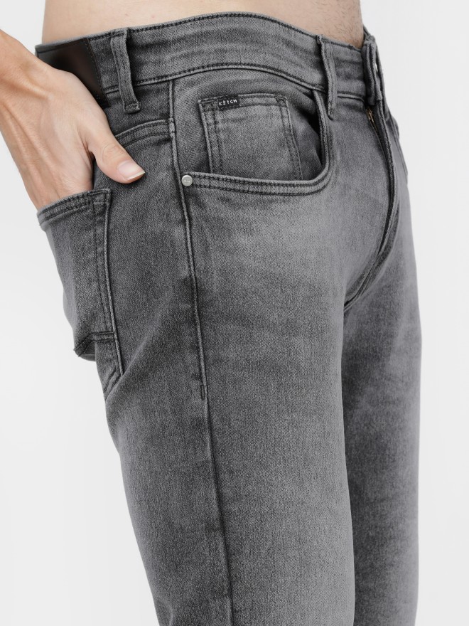 Buy Ketch Grey Skinny Fit Stretchable Jeans for Men Online at Rs.587 - Ketch